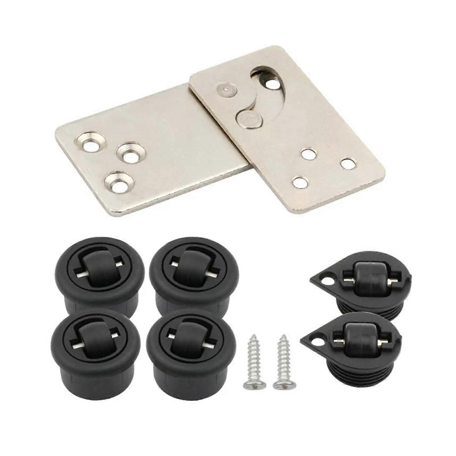 Steel Hardware Kit, Fixing Solution, Strength Steel Hardware Package for Furniture and Projects B