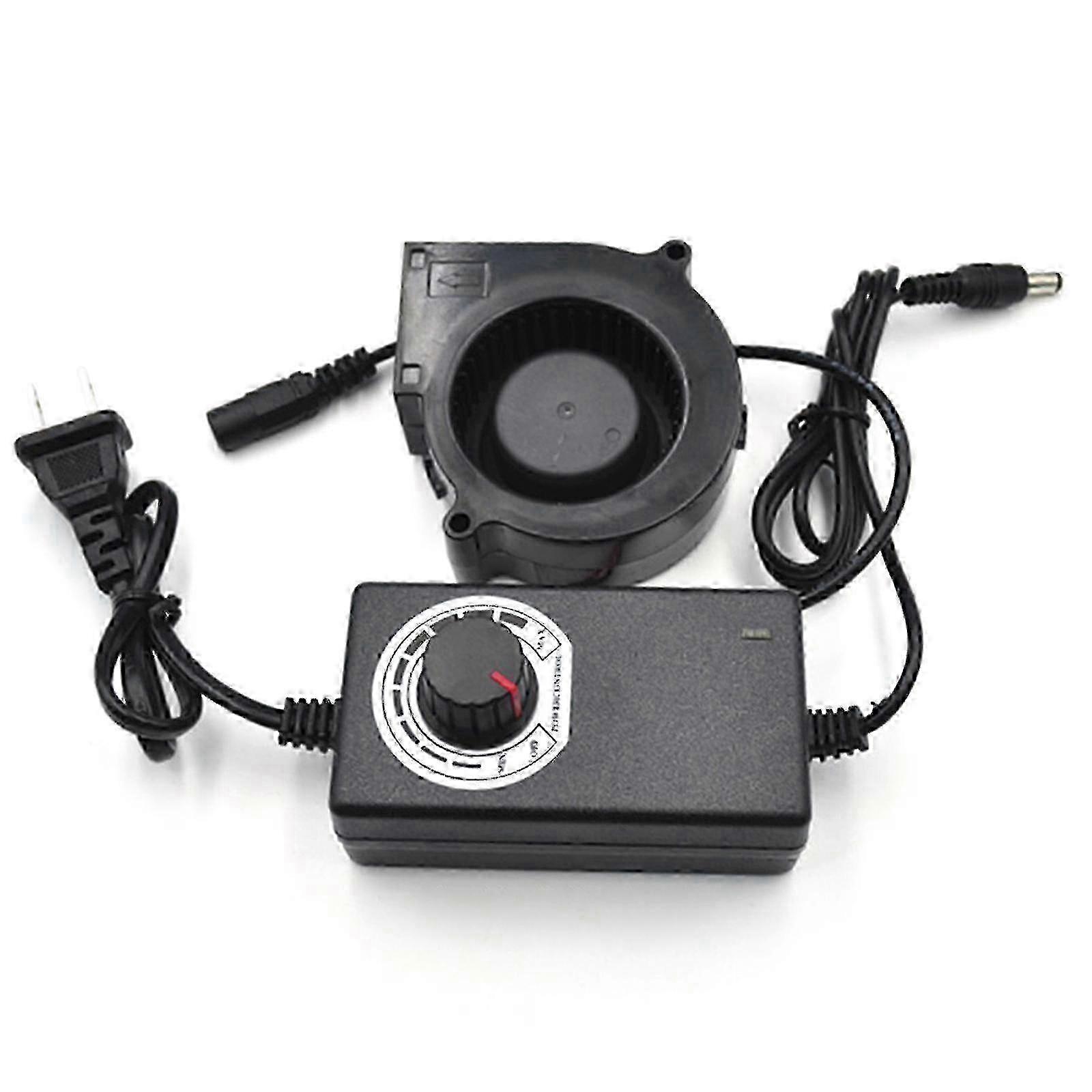 DC Blower with Variable Speed Controller - for DIY Cooling & Ventilation (Powered Fan) Edition 0816