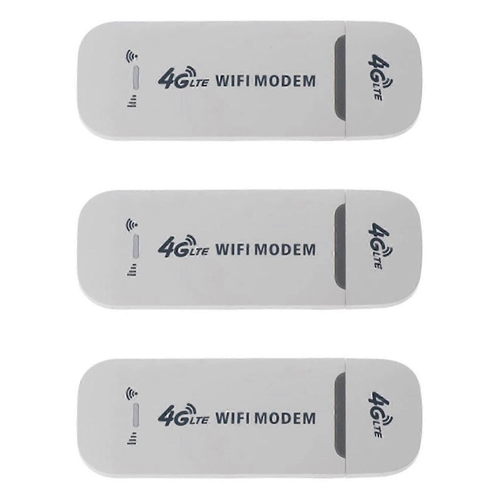3X 4G LTE USB Modem Network Adapter with WiFi Hotspot 4G Wireless Router for Win XP Vista 7/10 10.4