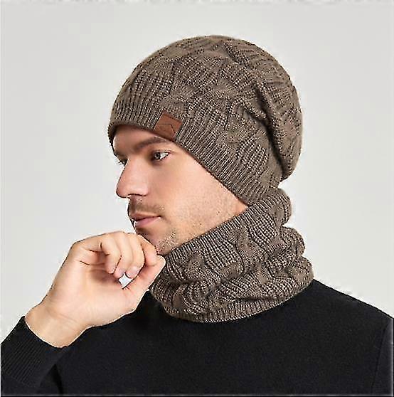Men's Autumn And Winter Outdoor Warm Knitted Hat Couple Models Neut...