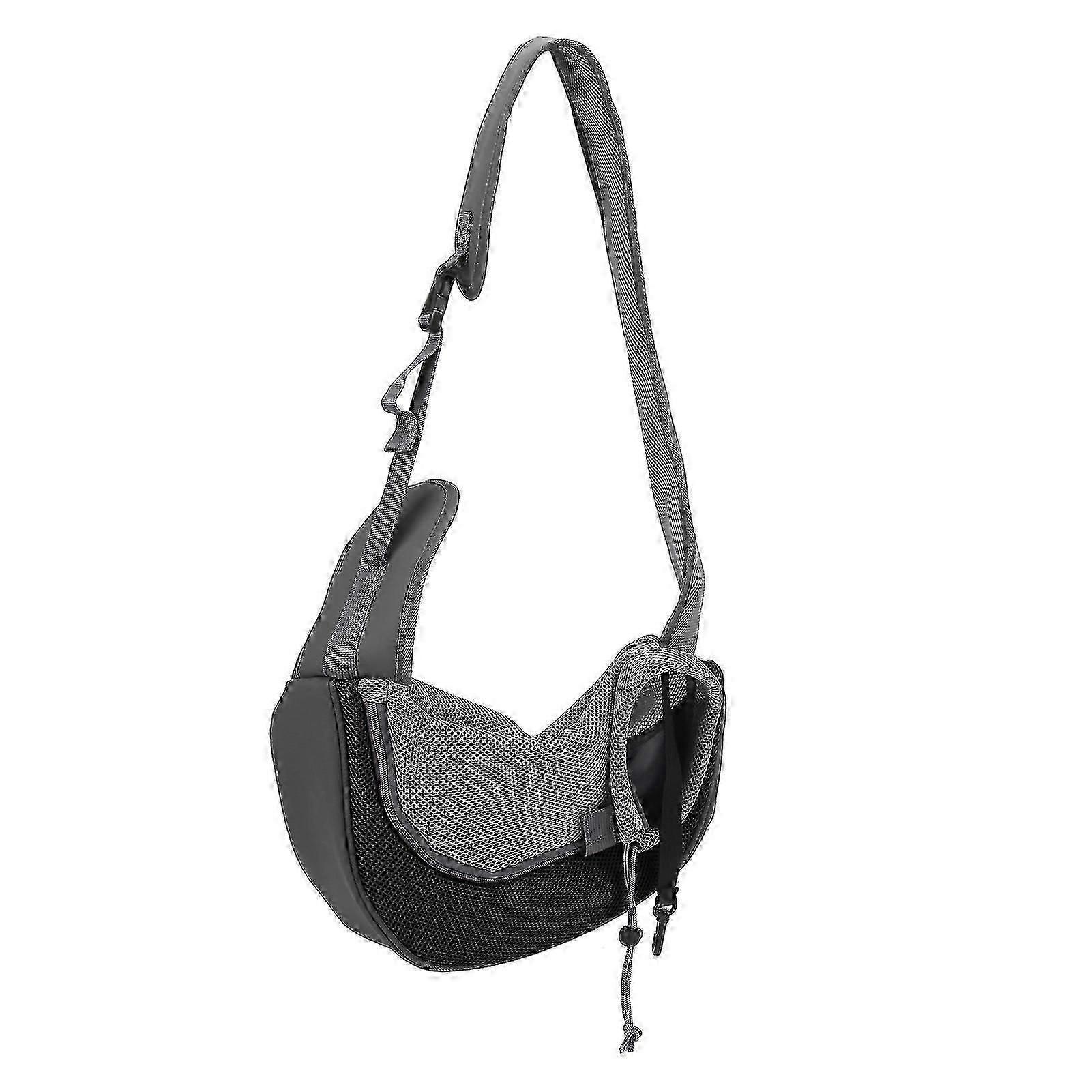Compact Pet Sling Carrier with Front Pocket for Everyday Use (Small)