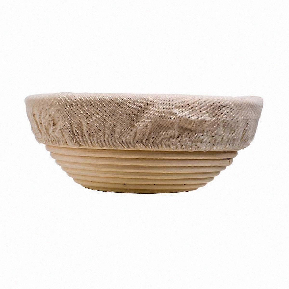 Round Proofing Basket, Easy to Bake Bread, Bread Fermentation, Bread Basket with Washable Cloth