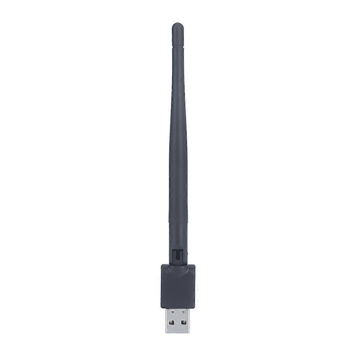 USB Wifi Adapter 150Mbps Antena Wi-Fi USB Adapter Wi-fi Dongle Wireless Network Wifi Signal Receiver without Drive (Black)