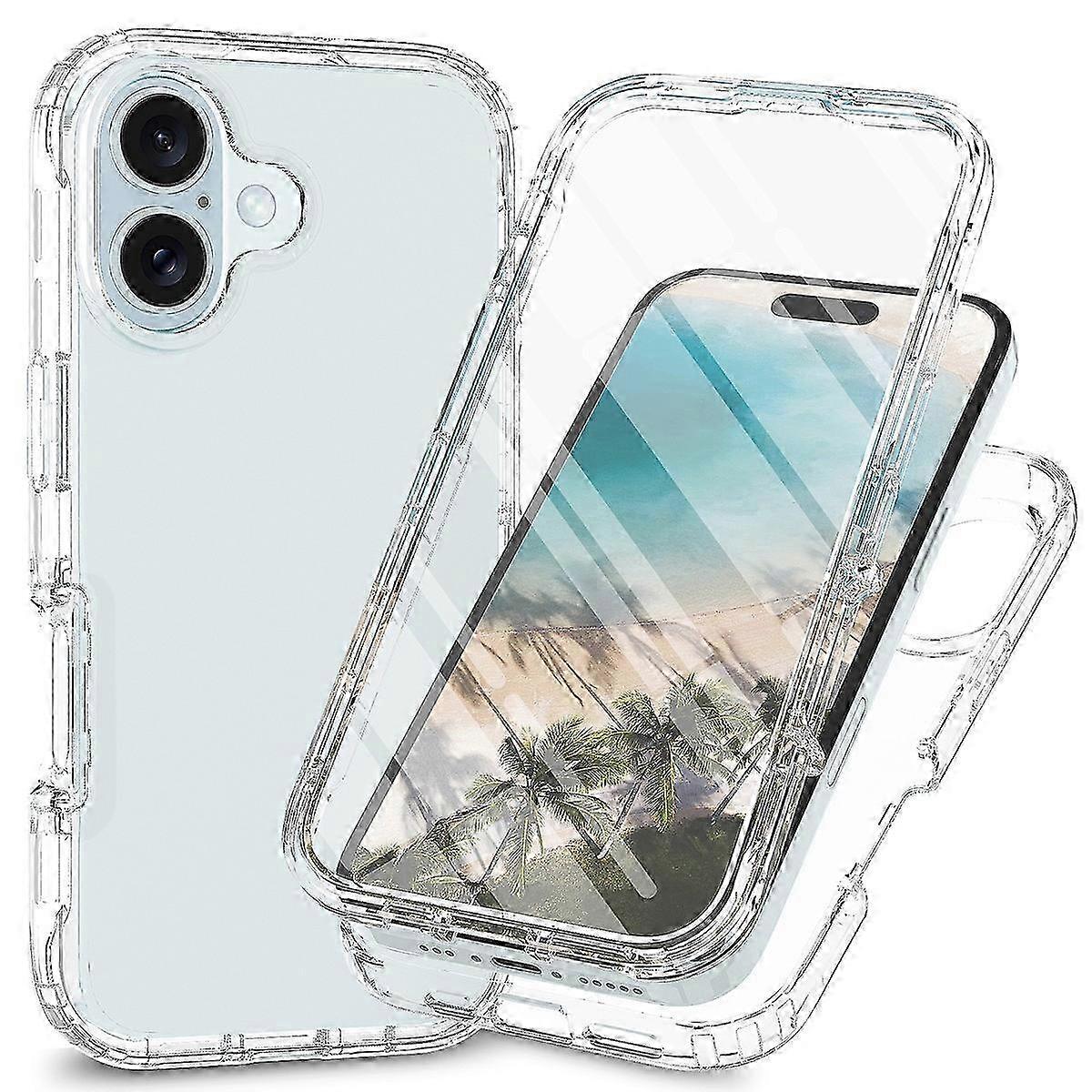 Full Protection Case with Shockproof Design and PET Screen Protector for 16 Models
