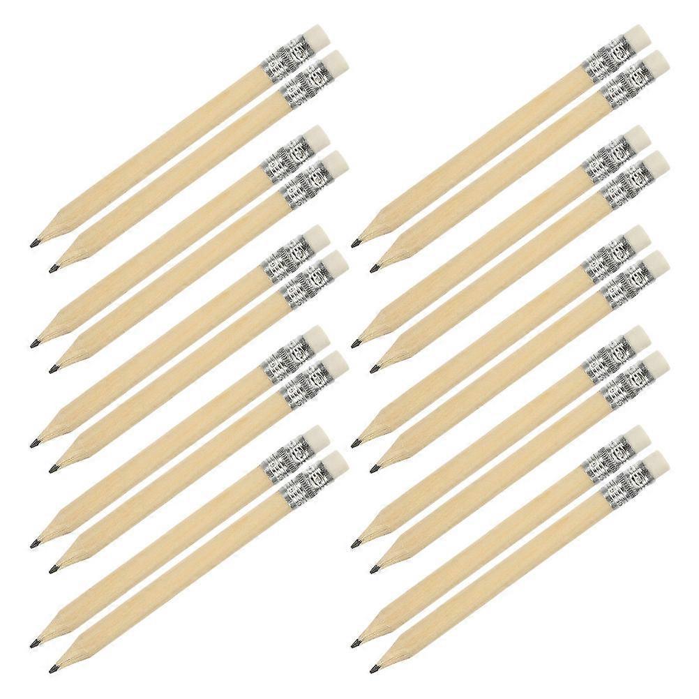 It looks like you're referencing a product listing for **"30pcs Mini Golf Pencils: 10cm Half Wood Pencils With Erasers For Kids Golf Event Classroom