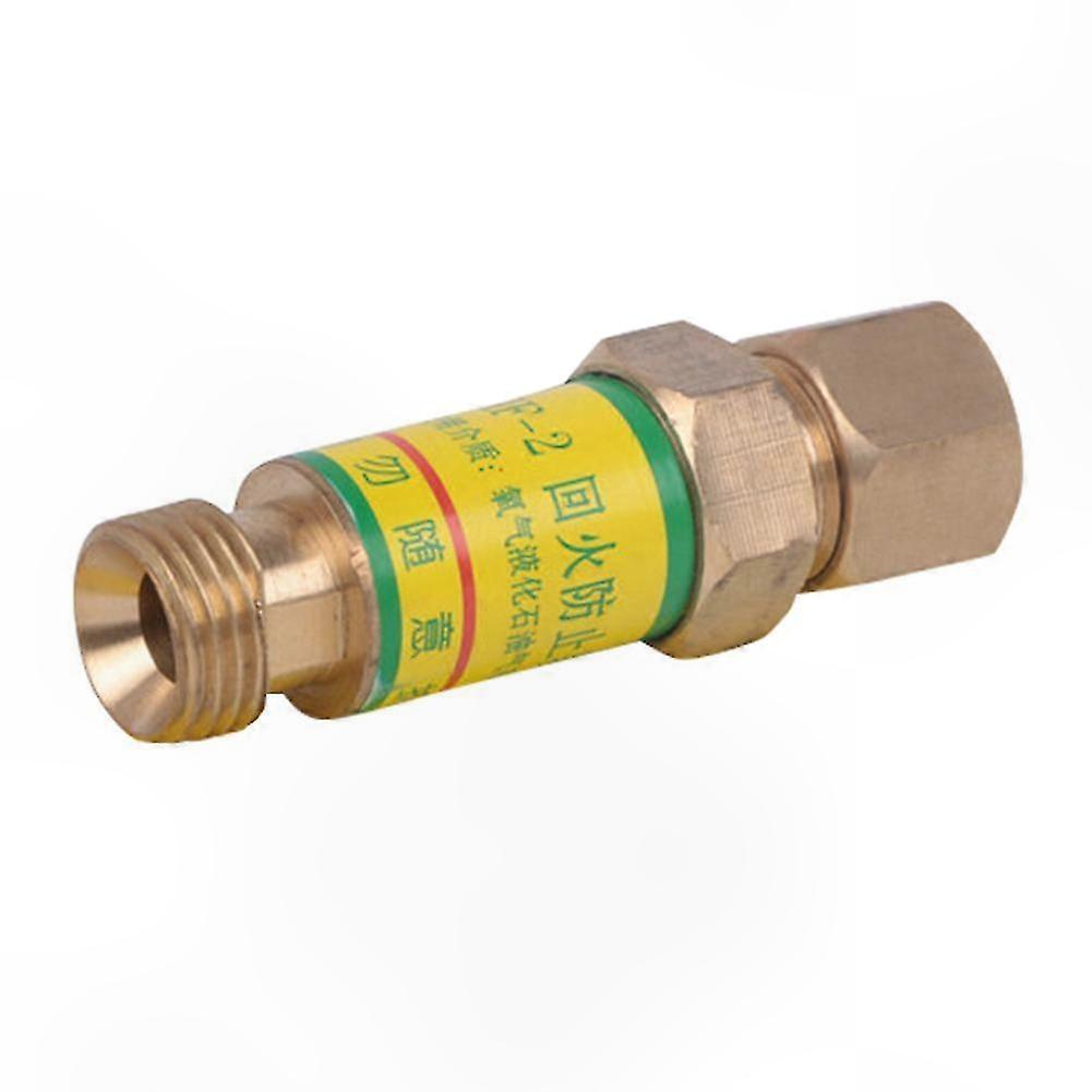 Flashback Arrestor with Check Valves for Cutting Torch Pressure Reducer Setup