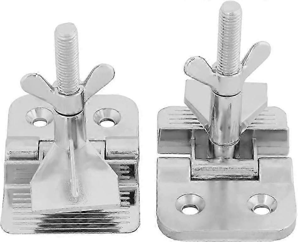 Silk Screen Printing Frame Clamp, Heavy-Duty Zinc Alloy Butterfly Hinge, Secure Thumbscrew Fastening, Screen Printing Tool Accessory