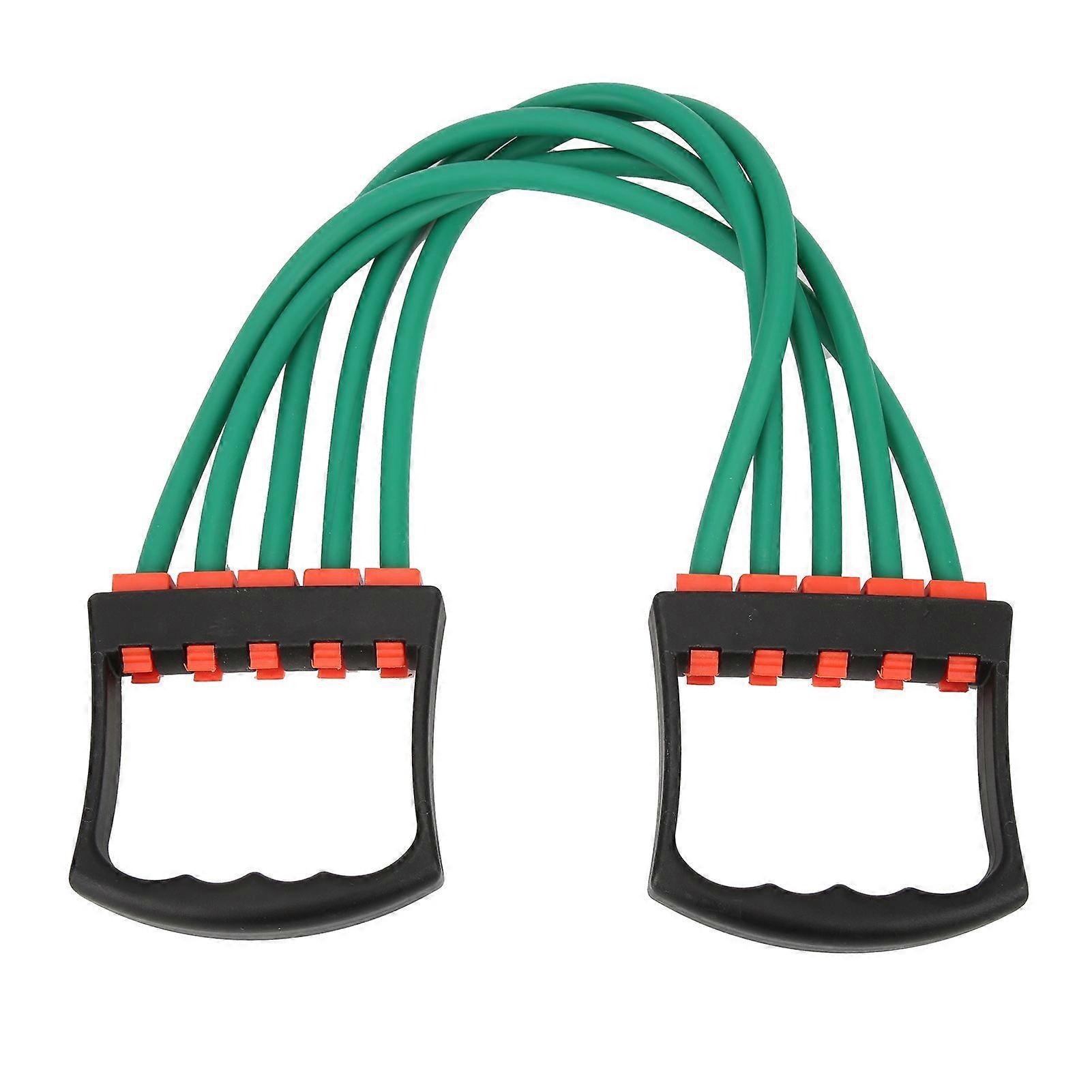 Chest Expander Portable Durable Sturdy Ergonomic Elastic Detachable Arm Strength Trainer