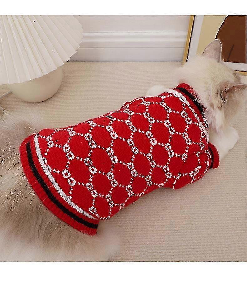 Pet Sweaters For Cold Weather Sweaterpet Clothes The Cat Dog Sweate...