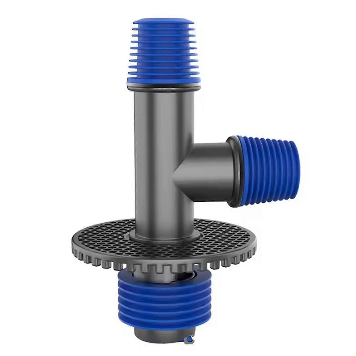 Universal Washing Machine Floor Drain 2 in 1 Sewer Drain Connector Sink Sewer Washroom Accessories Hose Adapter Disposer
