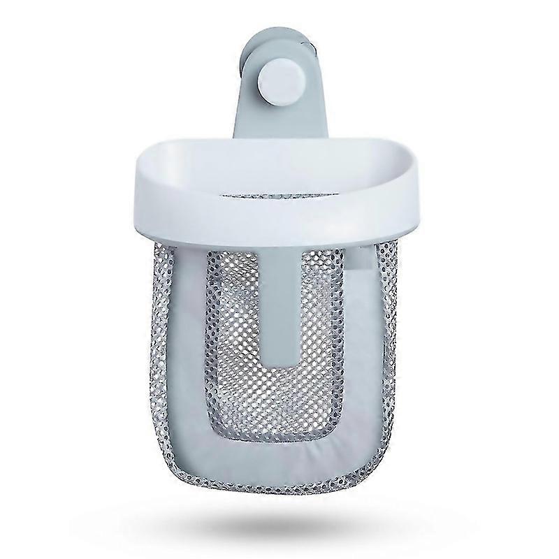 For Hanging Bath Toy Storage With Quick Drying Mesh  White Gray