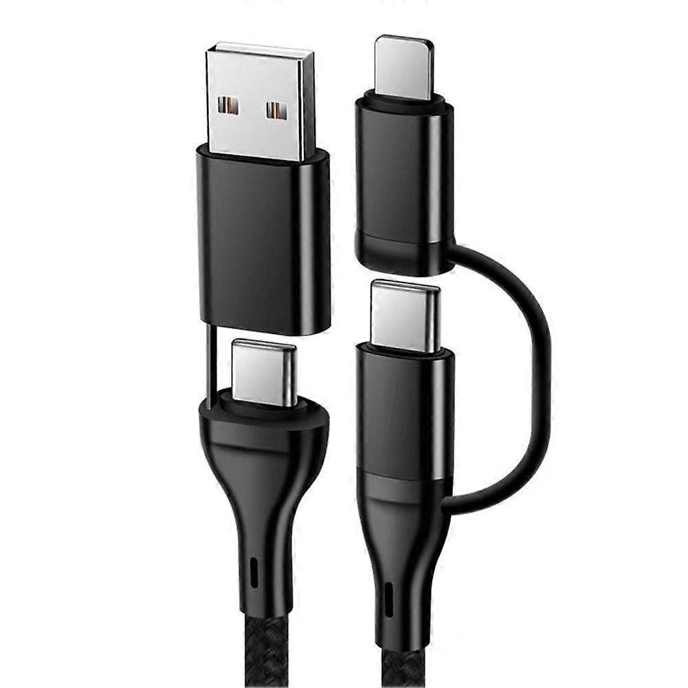 4 in 1 Charging Cable PD Multi-Function Fast Charging Data Cable Type-C To Type-C Charging Cable Ph