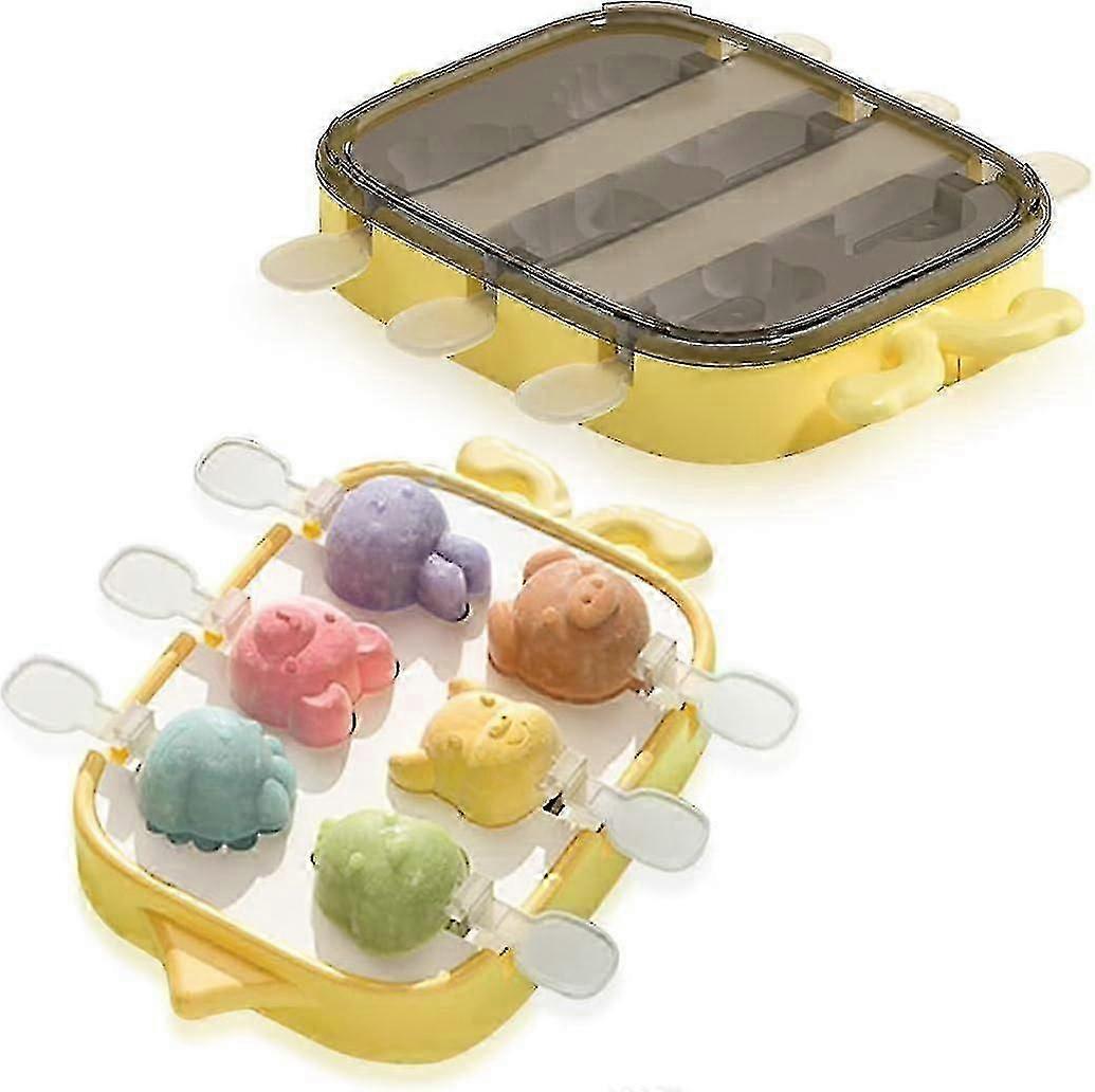 Animal Silicone Ice Cream Mold With Stick - Reusable And Fun!