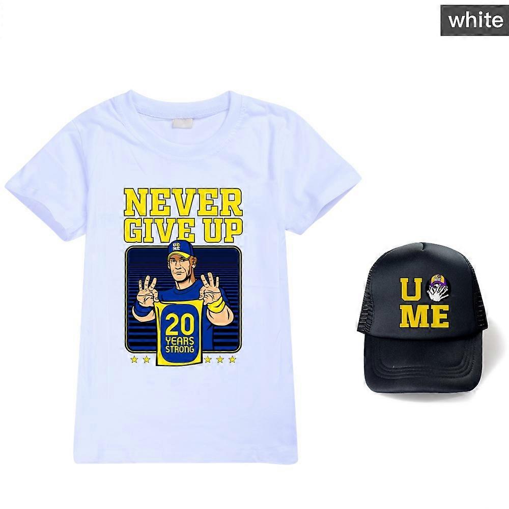 T-shirt �� manches courtes pour gar?on et fille, v��tement d'��t�� en coton, d��contract��, pour jeunes