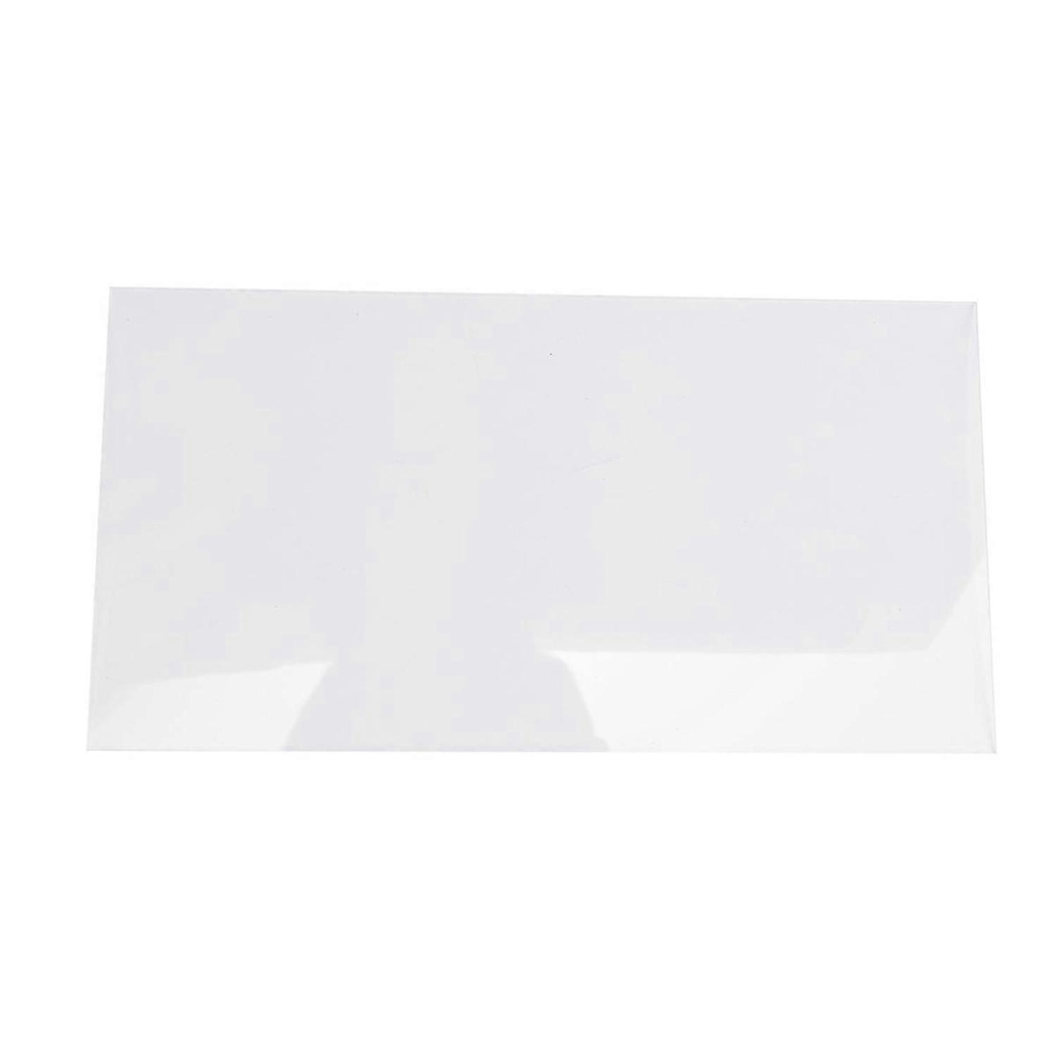 Transparent Cake Cream Scraper Rectangular Acrylic Cake Baking Tool-B