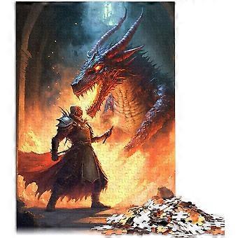 Quebra-cabeças para adultos Fantasia arte do dragão 300 peças Quebra-cabeças para adultos Adolescentes Quebra-cabeças Casa Jogos Educativos DIY ToysWD2422