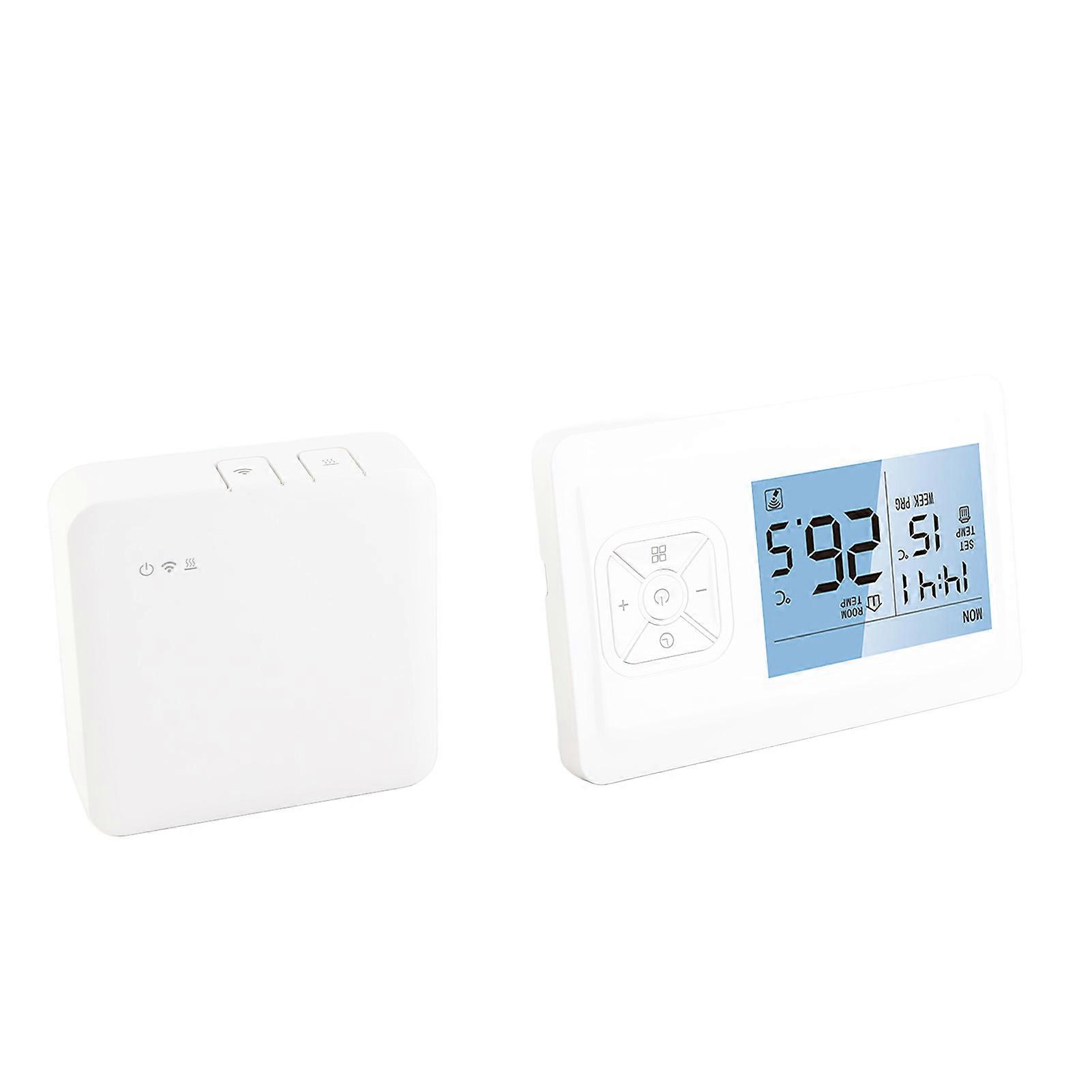 WiFi Smart Thermostat with RF Receiver White 135x87.5x23.2mm
