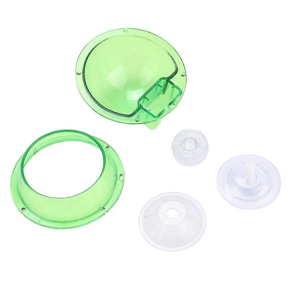 Plastic Durable Transparent Reptiles Suction Cup Feeder Bowl for Lizard Chameleon Gecko