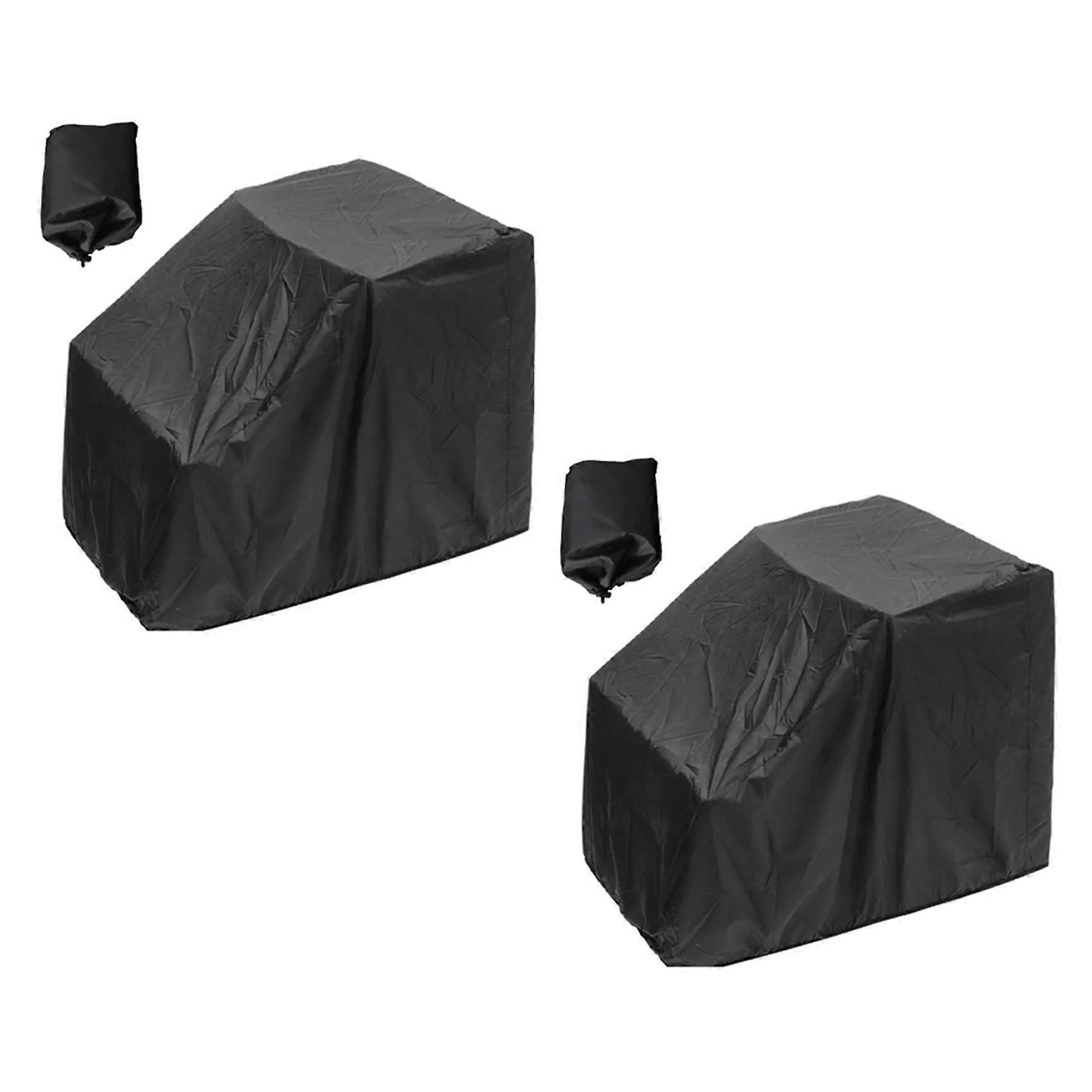 2pcs 46X40X45 Inch Boat Cover Yacht Boat Center Console Cover Mat Waterproof Dustproof Anti-Uv Keep