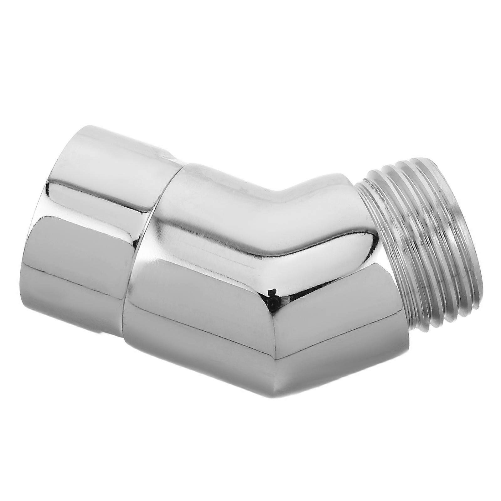 Handheld Shower Adapter Adjustable Shower Head Elbow 2Pcs Brass Replacement