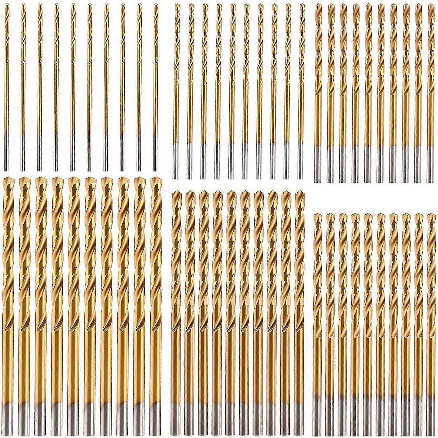 120Pcs Drill Bits Set 3/64-1/8In High Speed Steel HSS Micro-Type Drill Bits for Wood,Metal,Steel,Pla