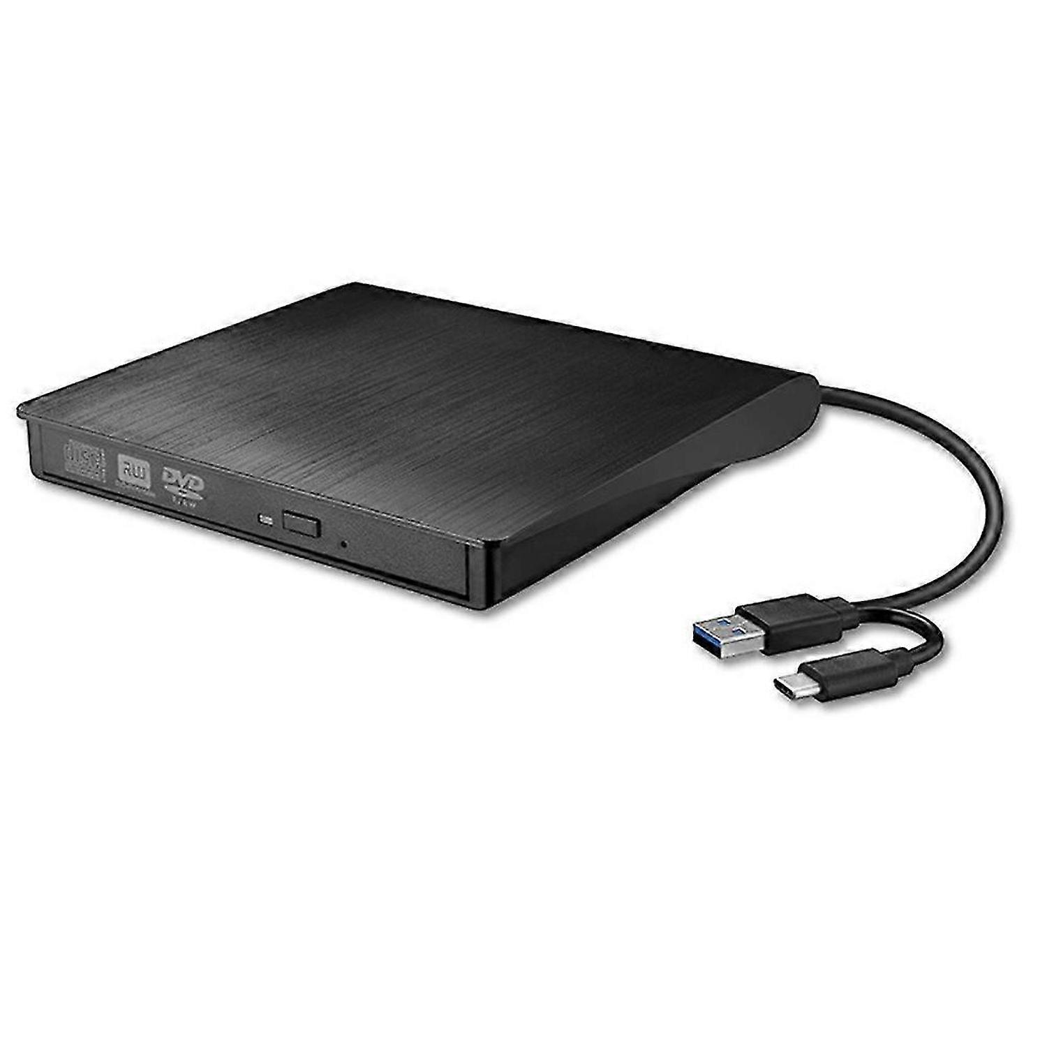 USB 3.0 SATA External DVD CD-ROM RW Drive Enclosure 5Gbps High-Speed 12.7mm Optical Drive Case for L