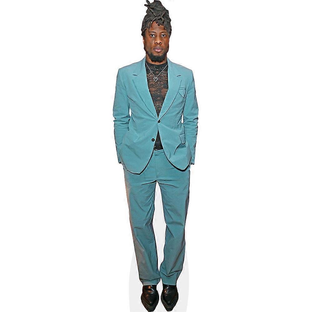 Steven Umoh (Blue Suit) Cardboard Cutout (lifesize OR mini size). Standee. Stand Up.