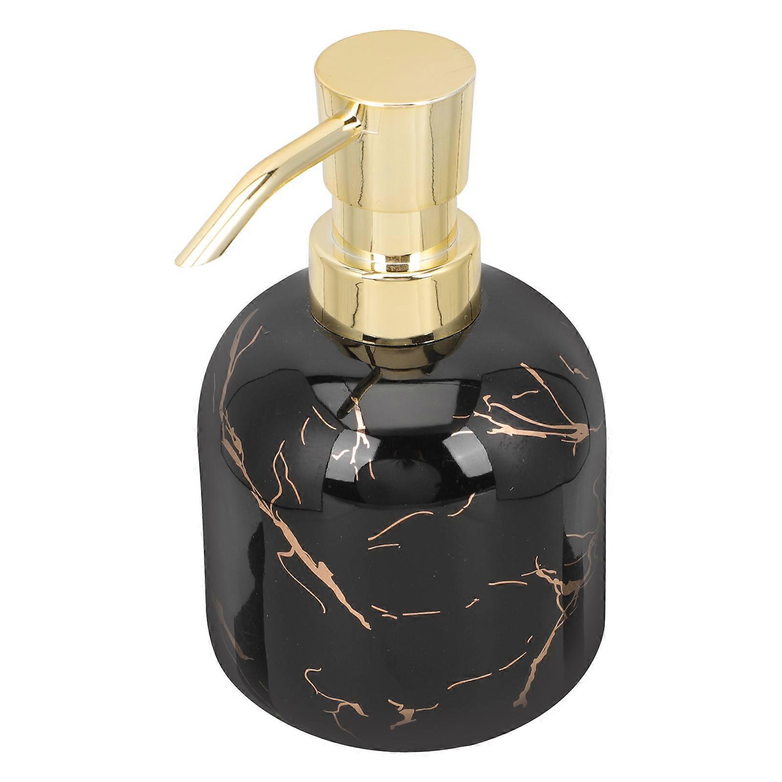 Hand Soap Dispenser Ceramic Bottle for Bathroom Use 2Pcs Shampoo Containers