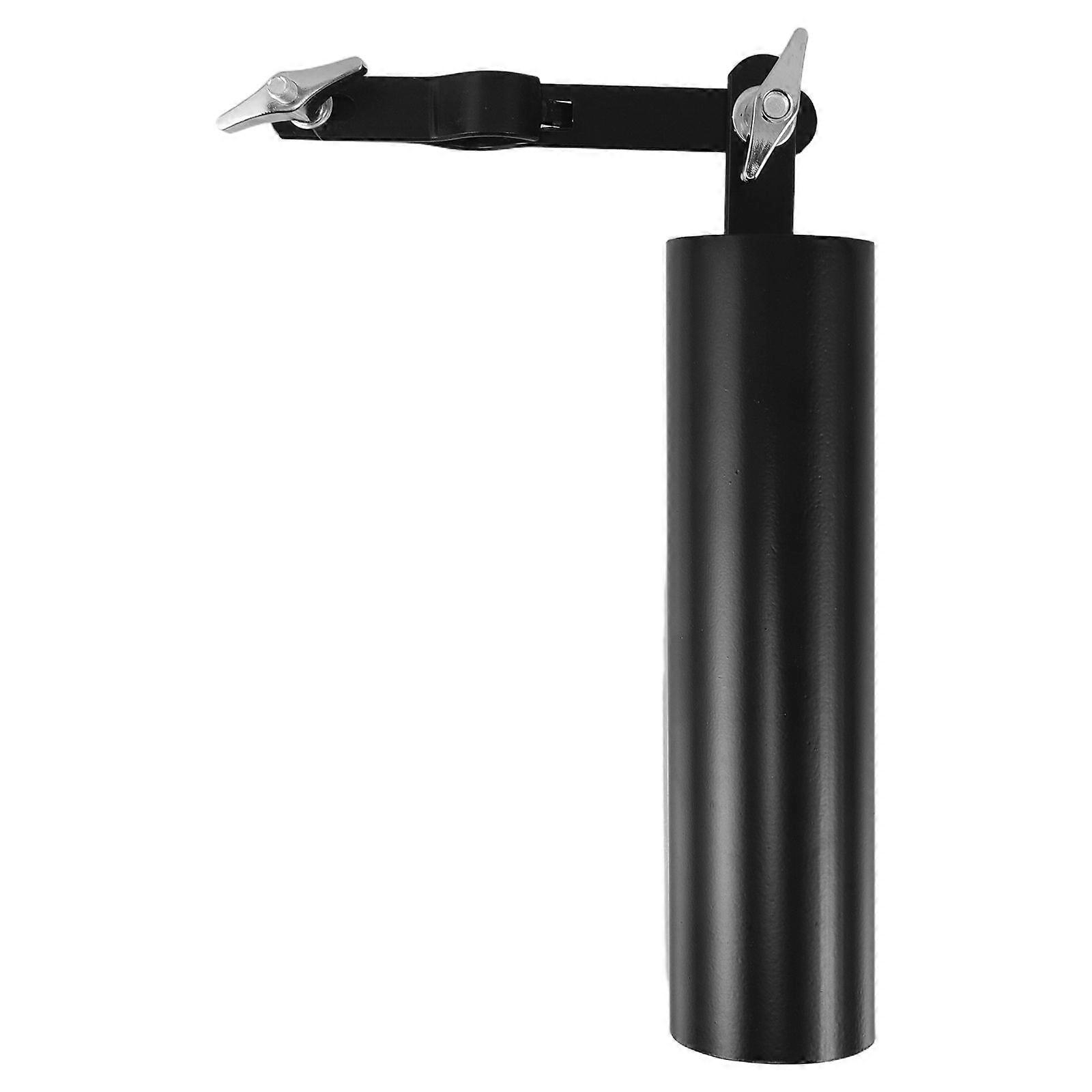 Clamp On Drum Stick Holder Drum Stick Container Bag For Drumsticks Brushes Mallets Attach To Music Stand Black