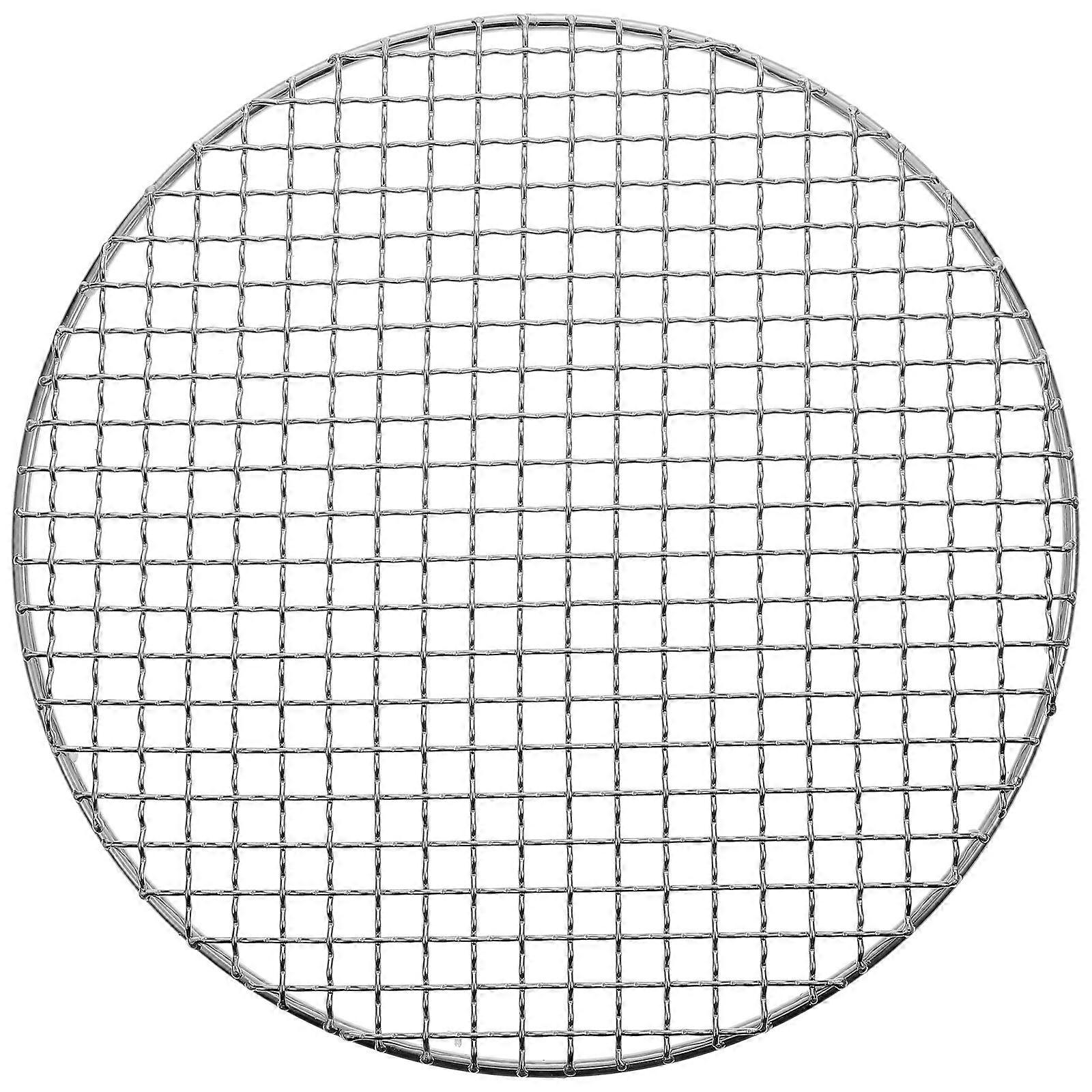 Outdoor Round Barbecue Net Creative Durable Barbecue Mesh Iron Grill Net