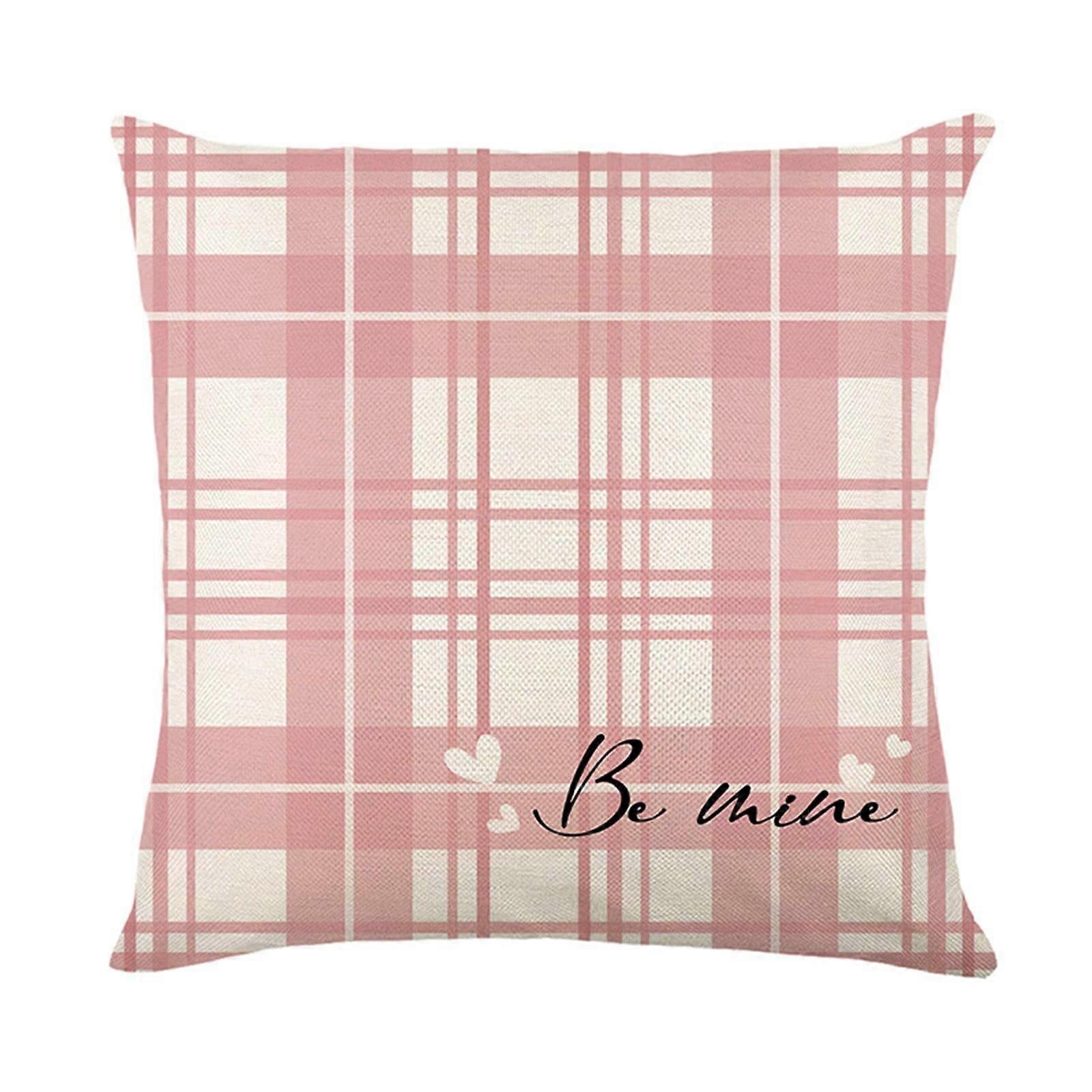 17.7x17.7in Valentine's Day Throw Pillow Covers, Heart Decorative Soft Square Cover for Sofa, Compatible with Christmas & Fall Home Decor