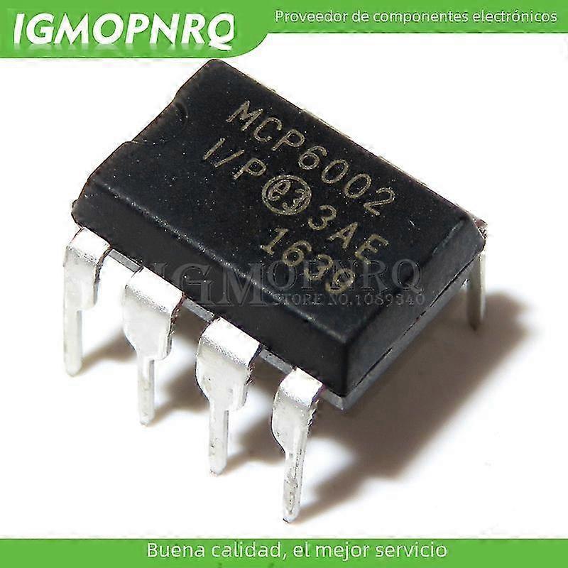 10pcs MCP6002-I/P Dual Operational Amplifier MCP6002 1.8V 1MHz DIP8 Original Quality Guarantee For Integrated Circuits hwy