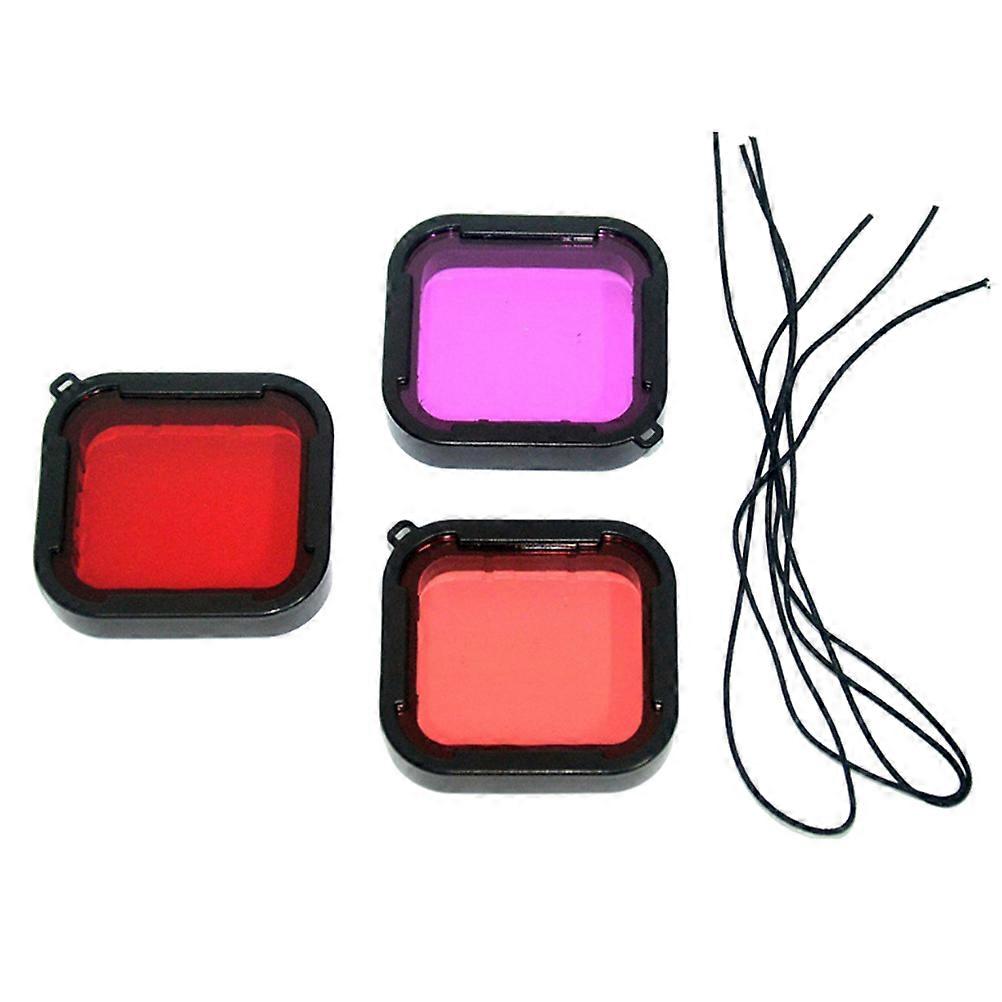 Waterproof Protective Filter Lens Cover 3Pcs for Camera