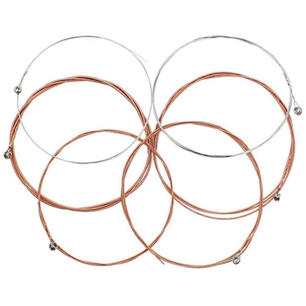 Guitar Acoustic Strings Set Folk Guitar Strings Phosphor Bronze Alloy Tone Shaping 6Pcs