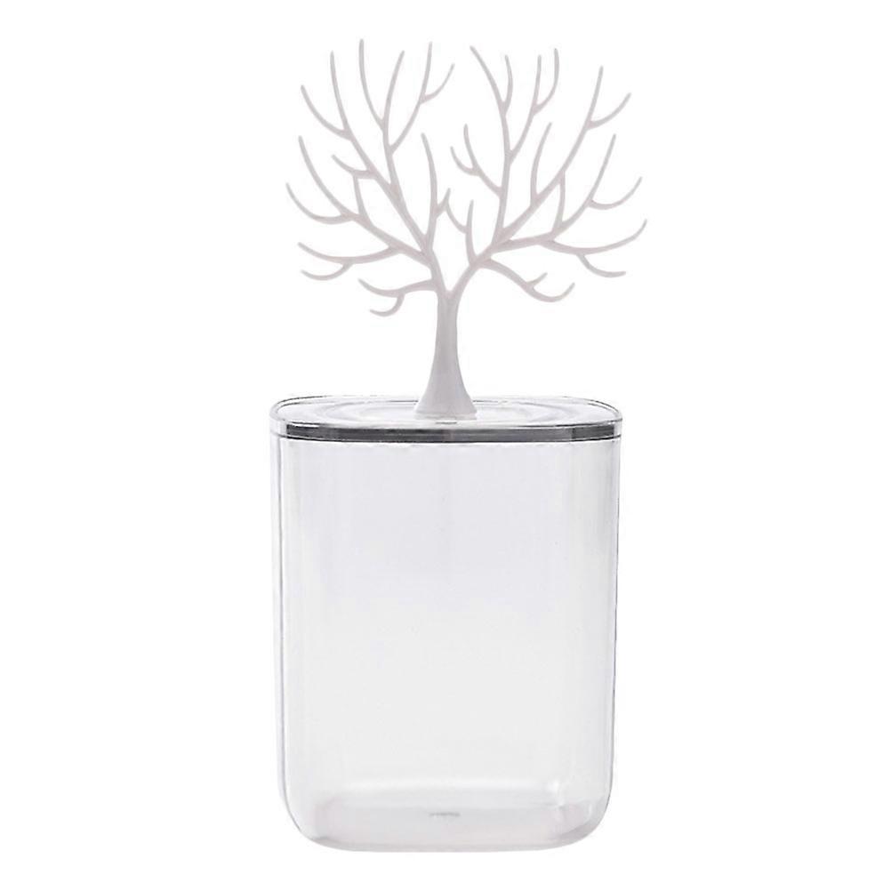 Storage Box Creative Desktop Jewelry Box for Home 3Pcs White