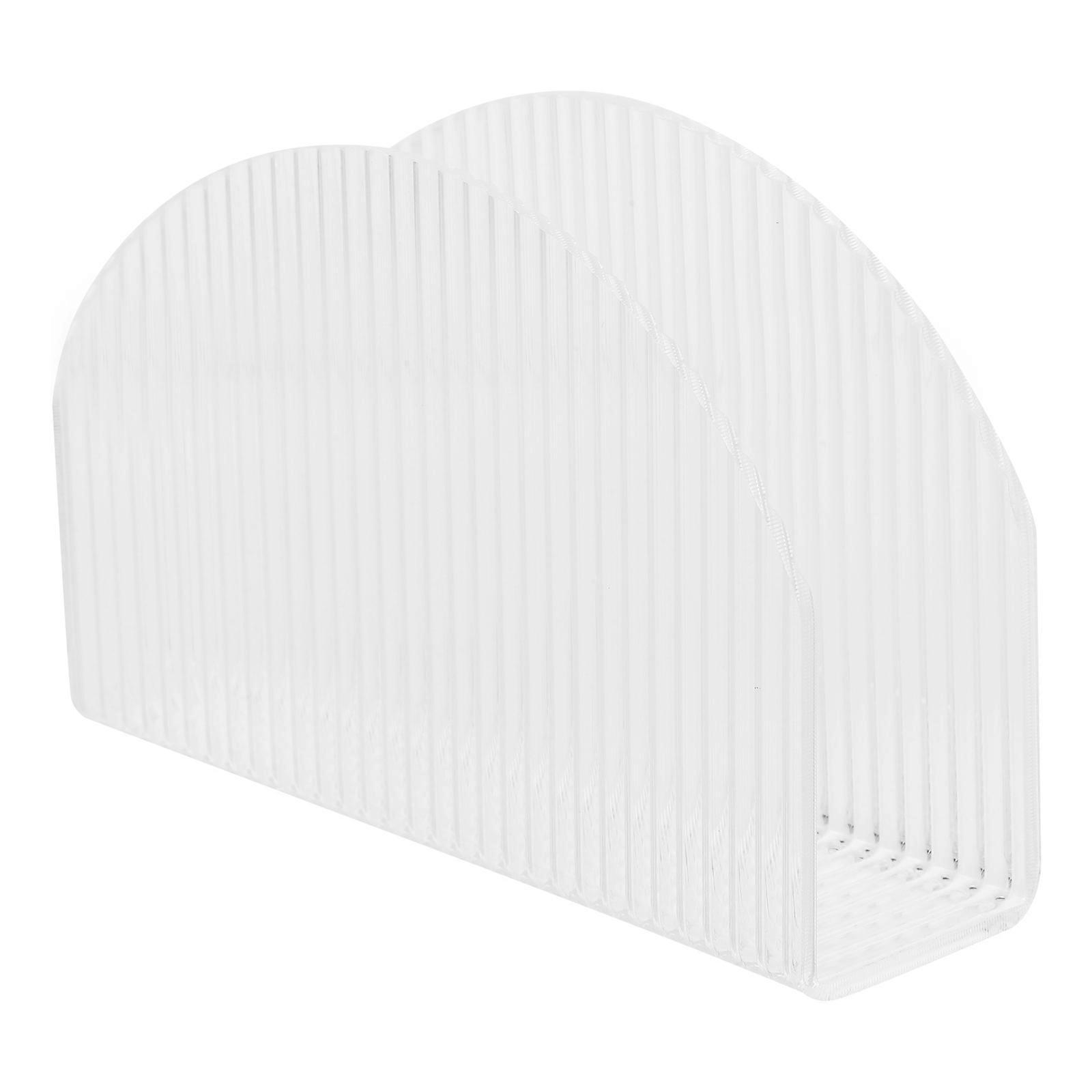 Acrylic Napkin Holder Tissue Stand for 2Pcs Napkins
