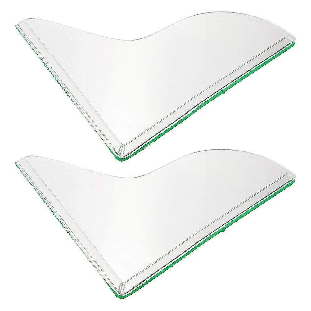 Shower Water Splash Guard Flat Clear Visibility Waterproof Bathing 1 Pair