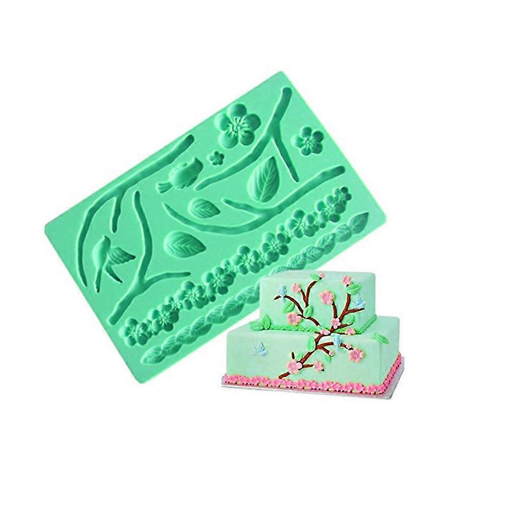 3Pcs Silicone Cake Decorating Mold Set Featuring Embossed Lace For Desserts In Flexibly Designed Shapes Ideal For DIY Baking