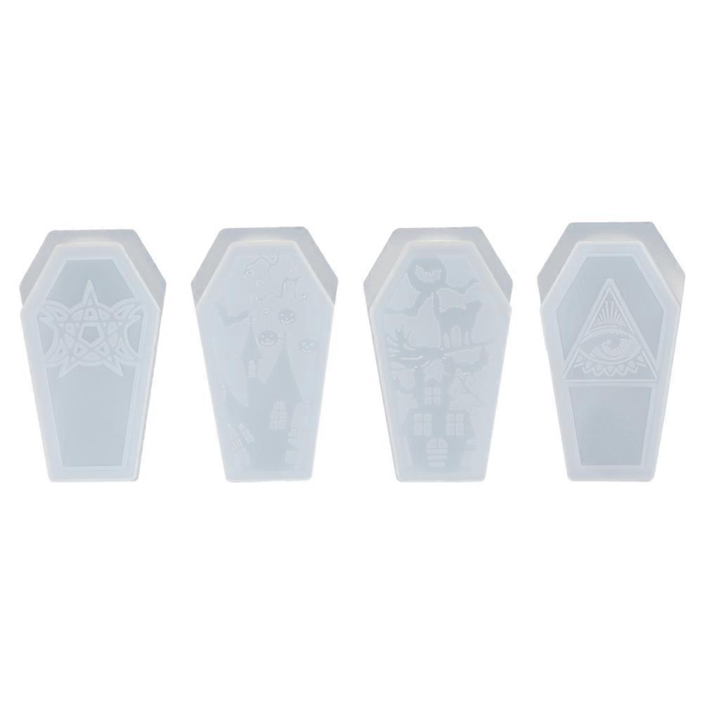 16Pcs Coffin Mold DIY Storage Box Ornament Making Mold