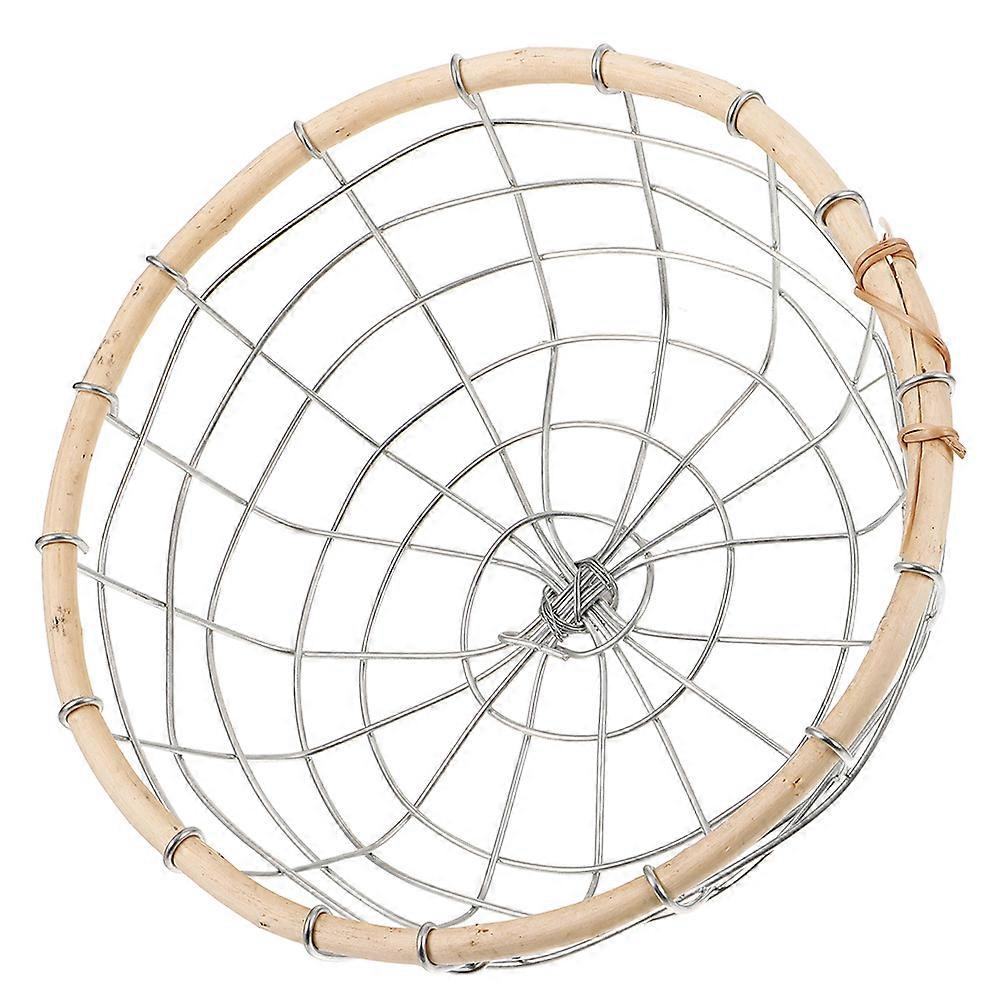 Metal Fruit Basket for Storage Use 2Pcs Iron Wire Wire Storage Basket