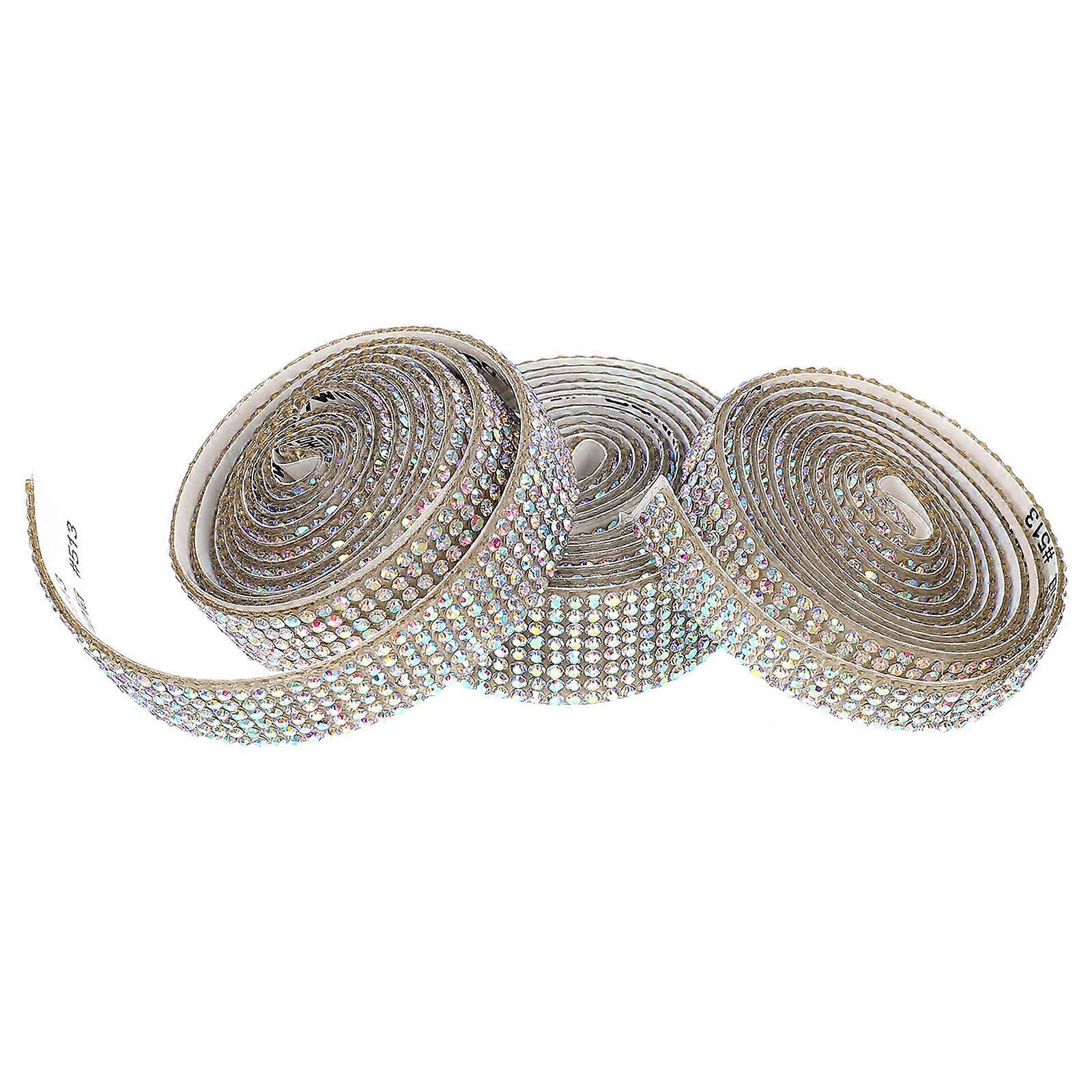 Rhinestone Roll Self-Adhesive Ribbon DIY Rolls for Decoration