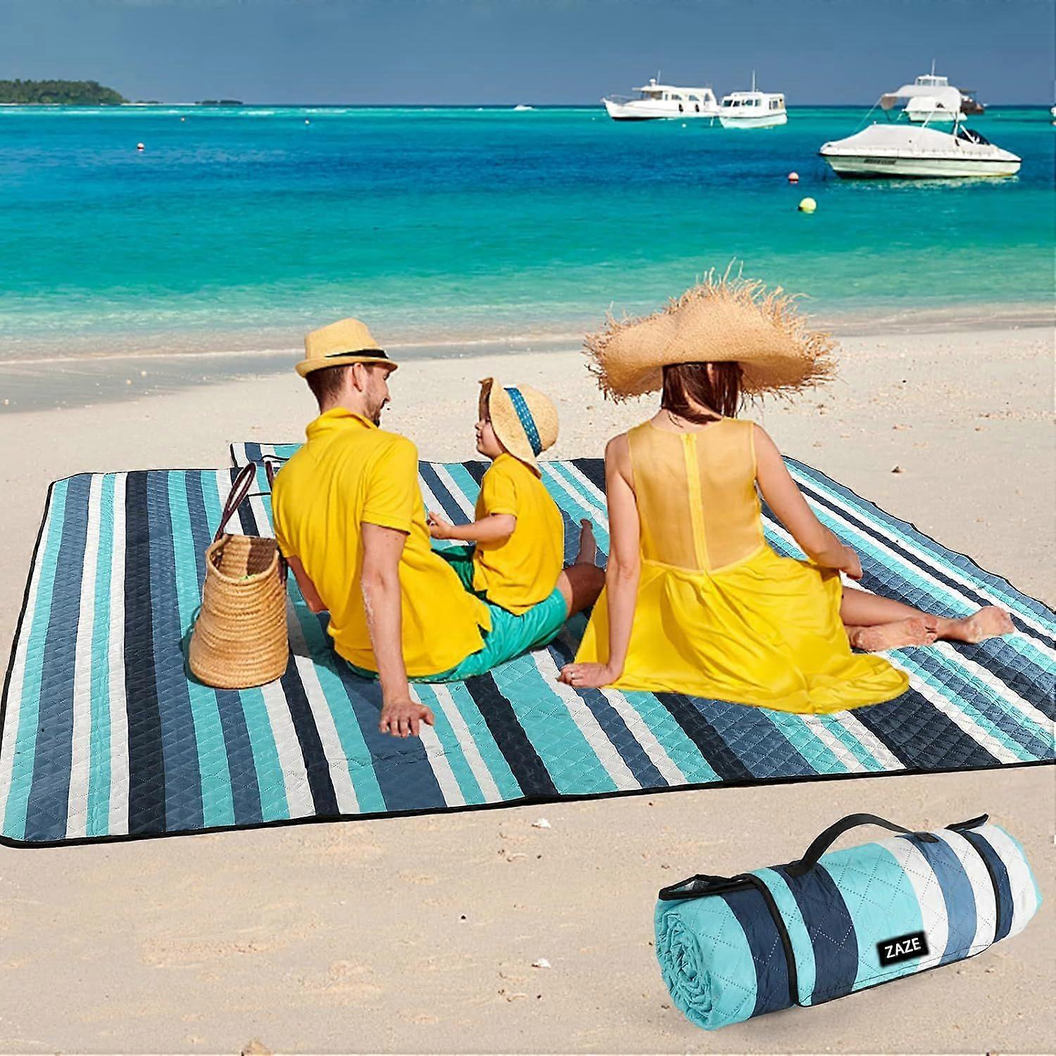 2025 Latest Model Picnic Blankets Beach Blanket, 80''x80'' Extra Large Thick