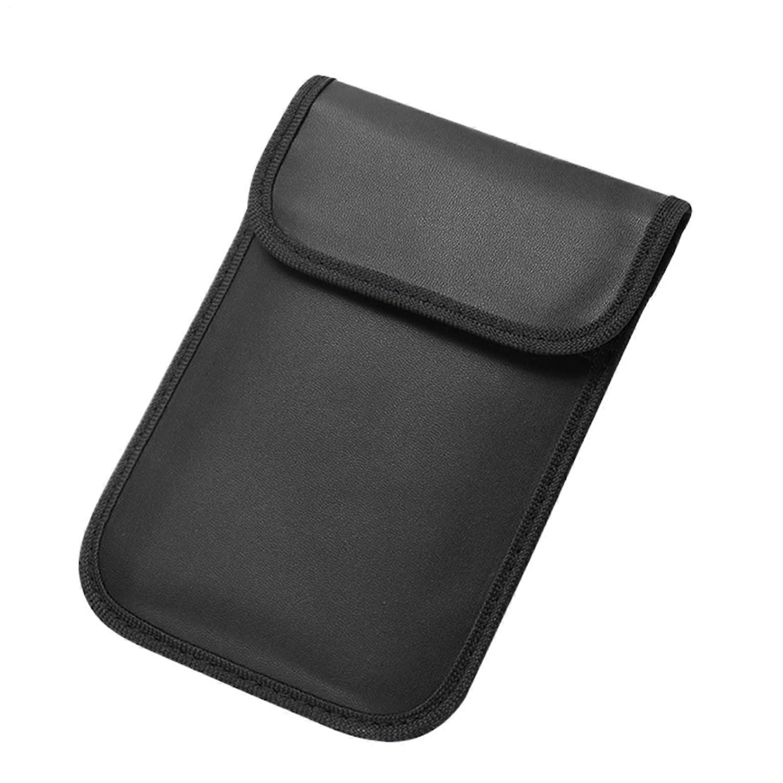 Signal Blocking Bag Privacy Protective Case AntiTracking Shielding Case RF Shielding For Electronic Devices Black