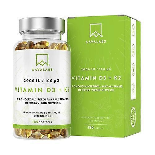 Vitamin d3 + k2 180 softgels