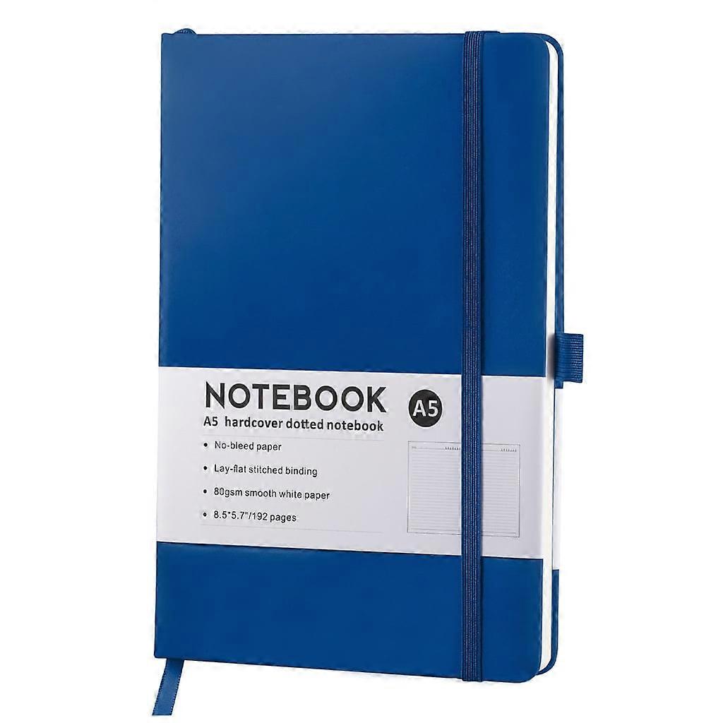 PU Notebook Business Notepad Journal with Elastic Strap Closure Pen Slot