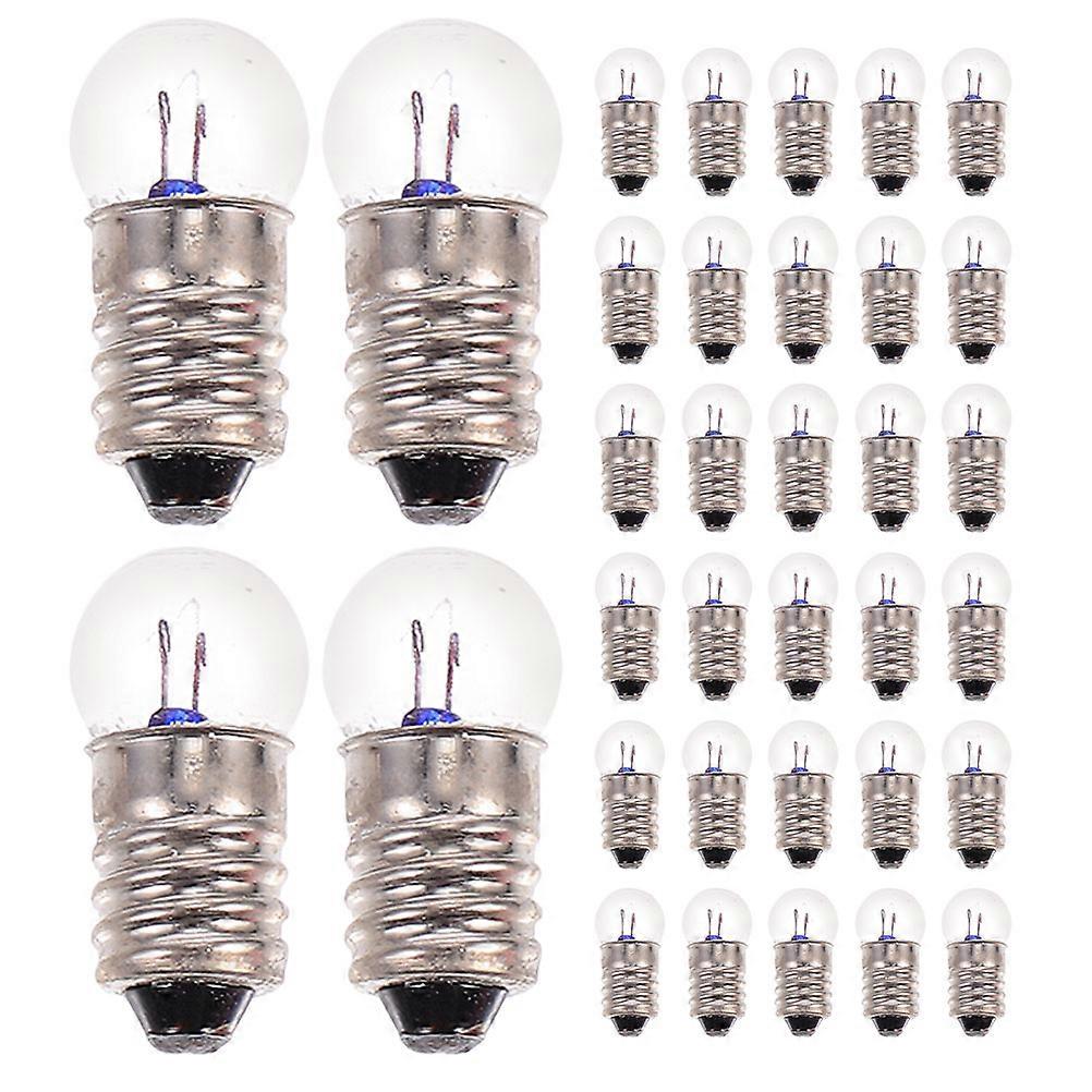 Tiny Light Bulb Glass Replacement Bulbs for Lighting 100Pcs Electrical Experiment