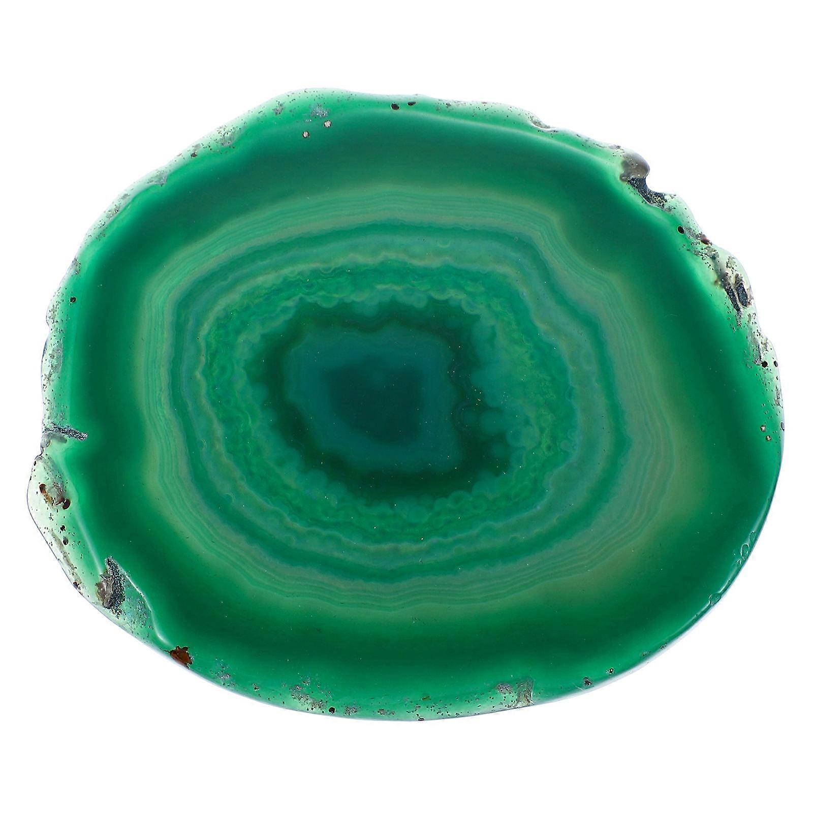 Agate Stone Coaster Creative Wine Cup Mat for Home Decor 3Pcs