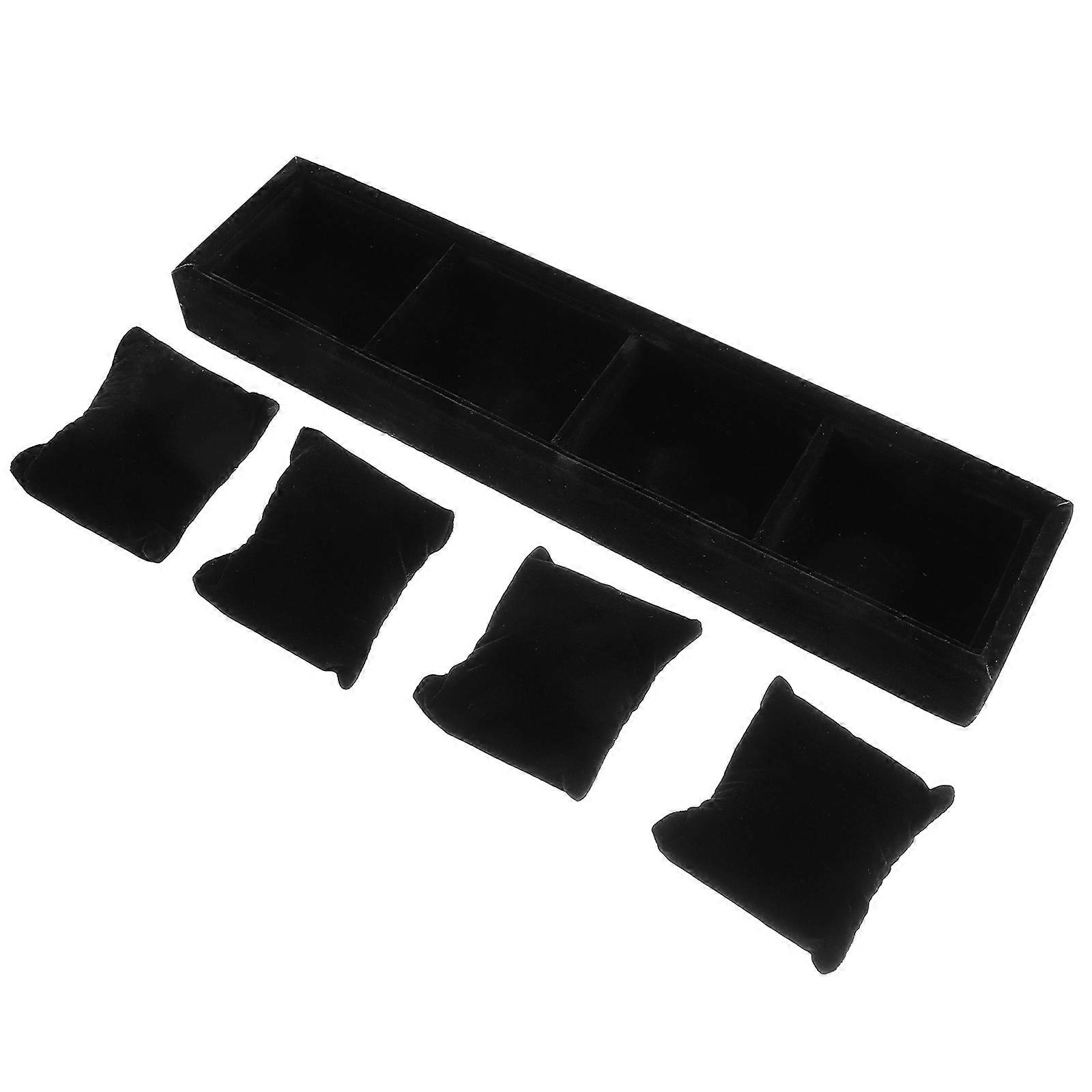 Bracelet Storage Box Watch Case for Storage Use 4Pcs Stackable Tray