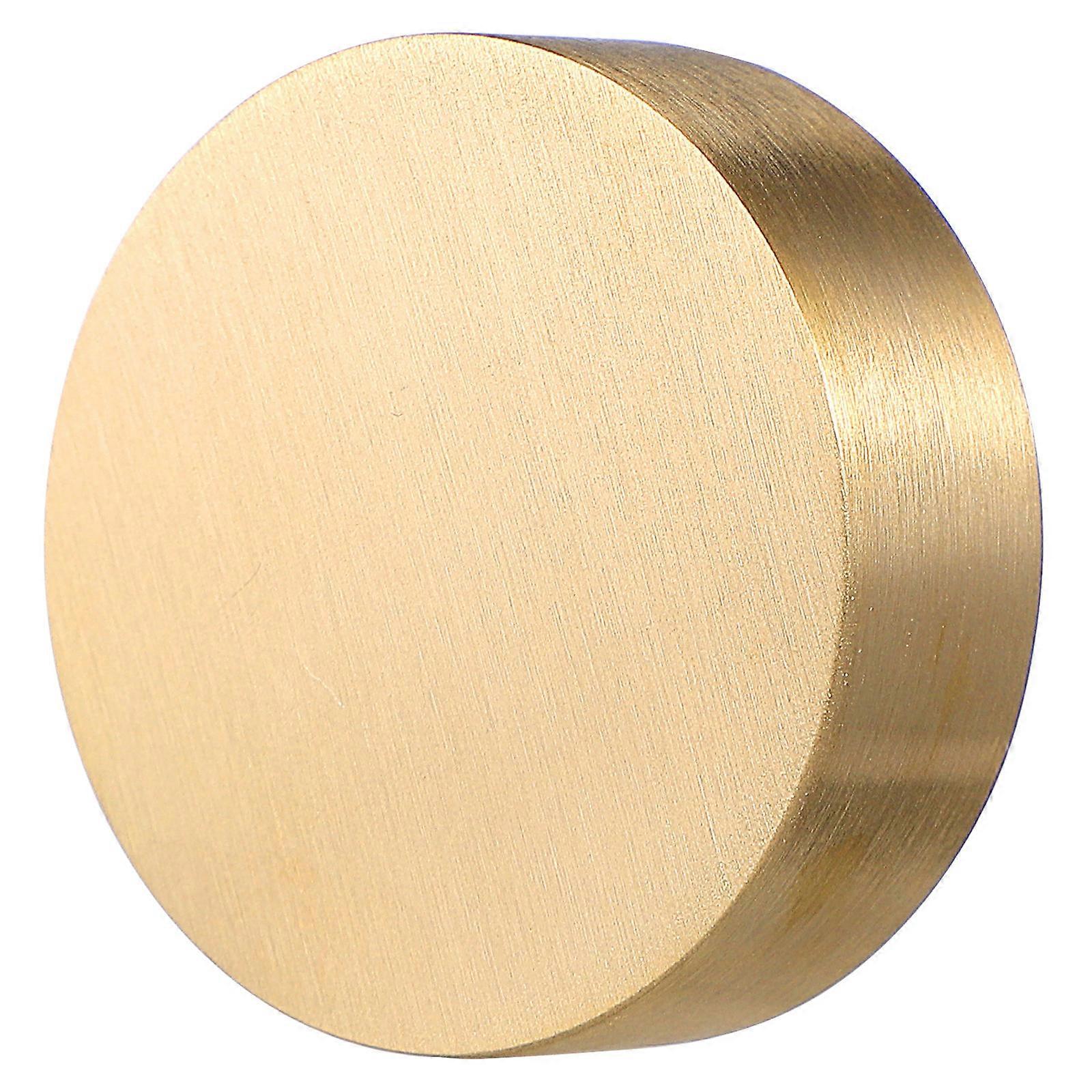 Golden Brass Paperweight 5Pcs Simple And Elegant Square Art Enthusiasts Office Use 4X4CM Event Decor