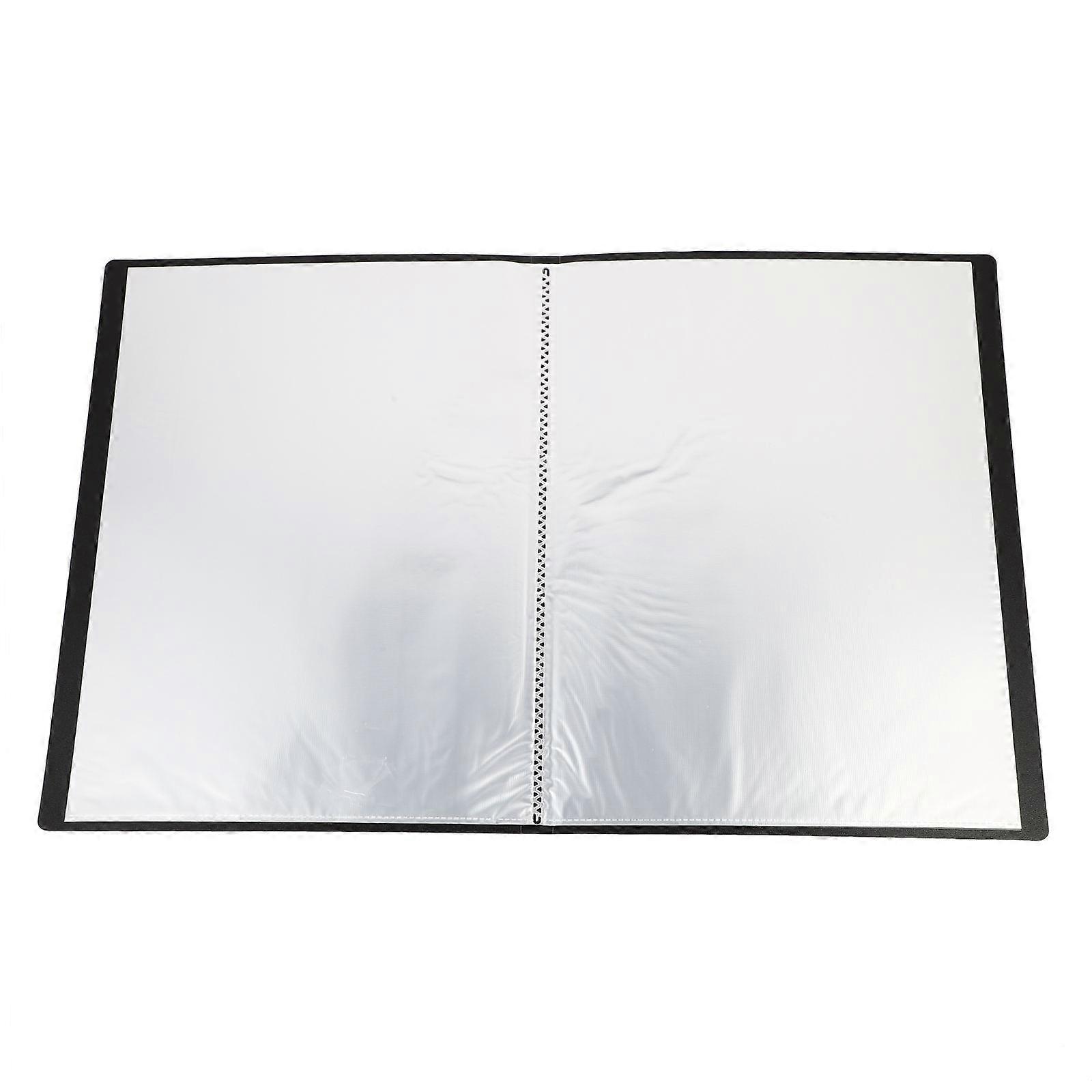 Plastic A4 File Folder for Document Storage 2Pcs Professional Folder